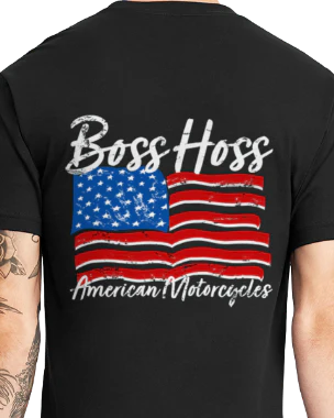 Boss Hoss Old Glory Pocket T-shirt - Image 3