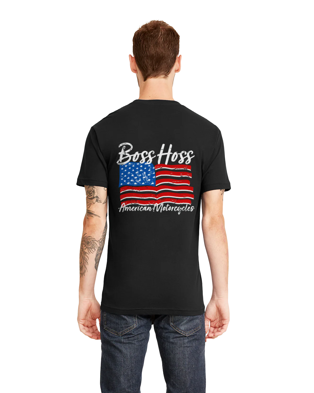 Boss Hoss Old Glory Pocket T-shirt - Image 4