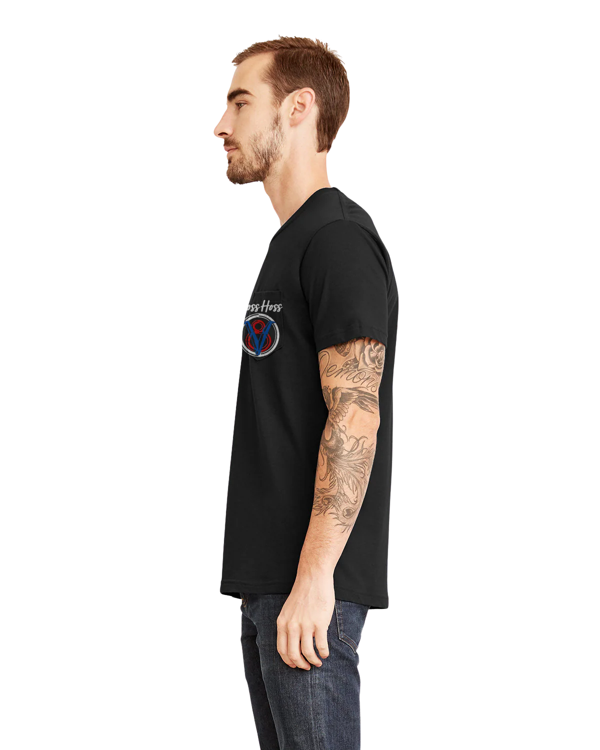 Boss Hoss Old Glory Pocket T-shirt - Image 5