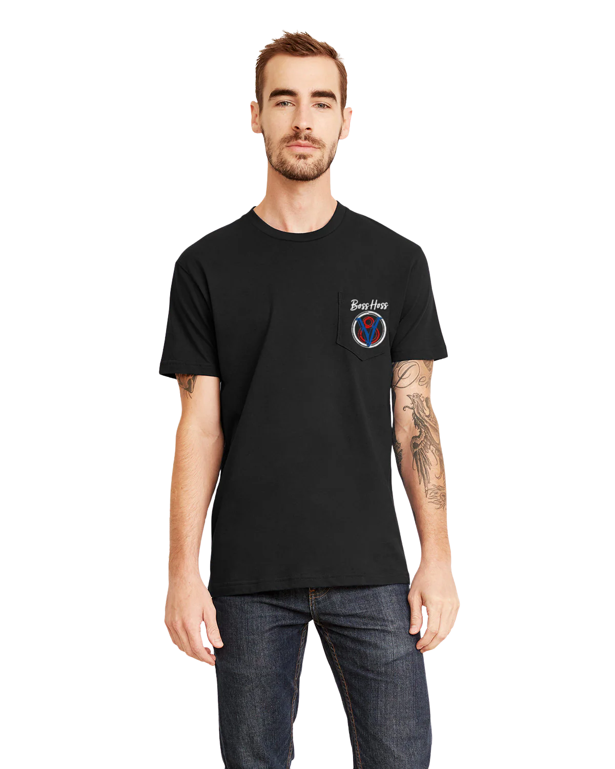 Boss Hoss Old Glory Pocket T-shirt - Image 6