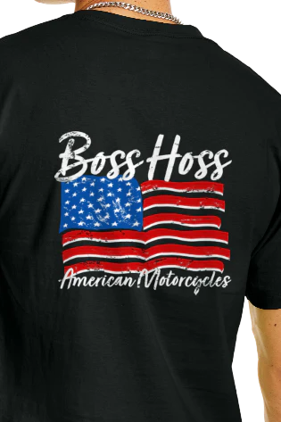 Boss Hoss Old Glory Pocket T-shirt - Image 7