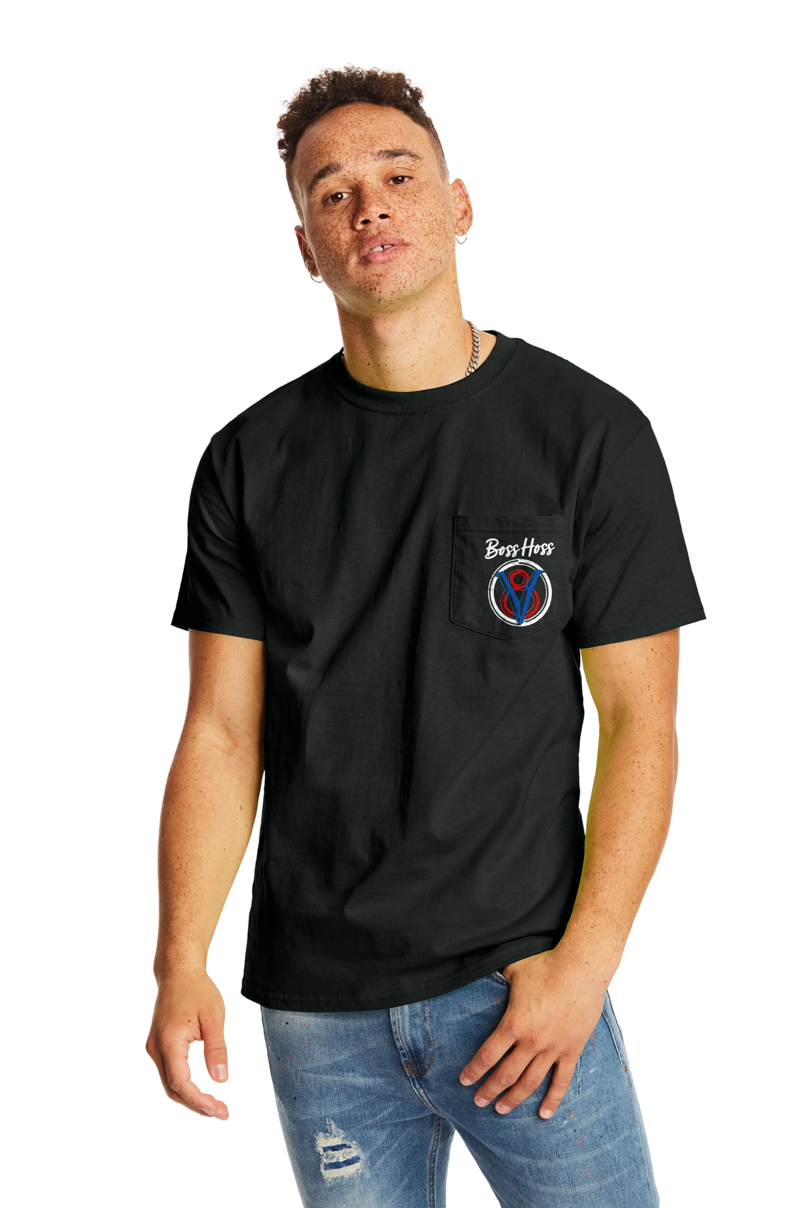 Boss Hoss Old Glory Pocket T-shirt - Image 9